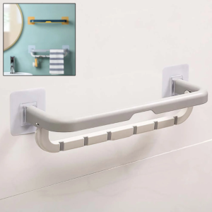 Wall-Mounted Double Bar Towel Holder