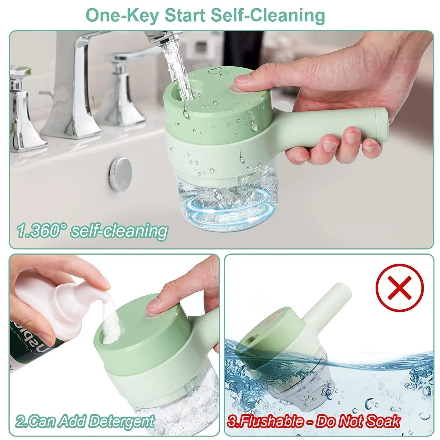 4 in 1 Electric Handheld Cooking Hammer Vegetable Cutter Fruit Slicer - Image 5