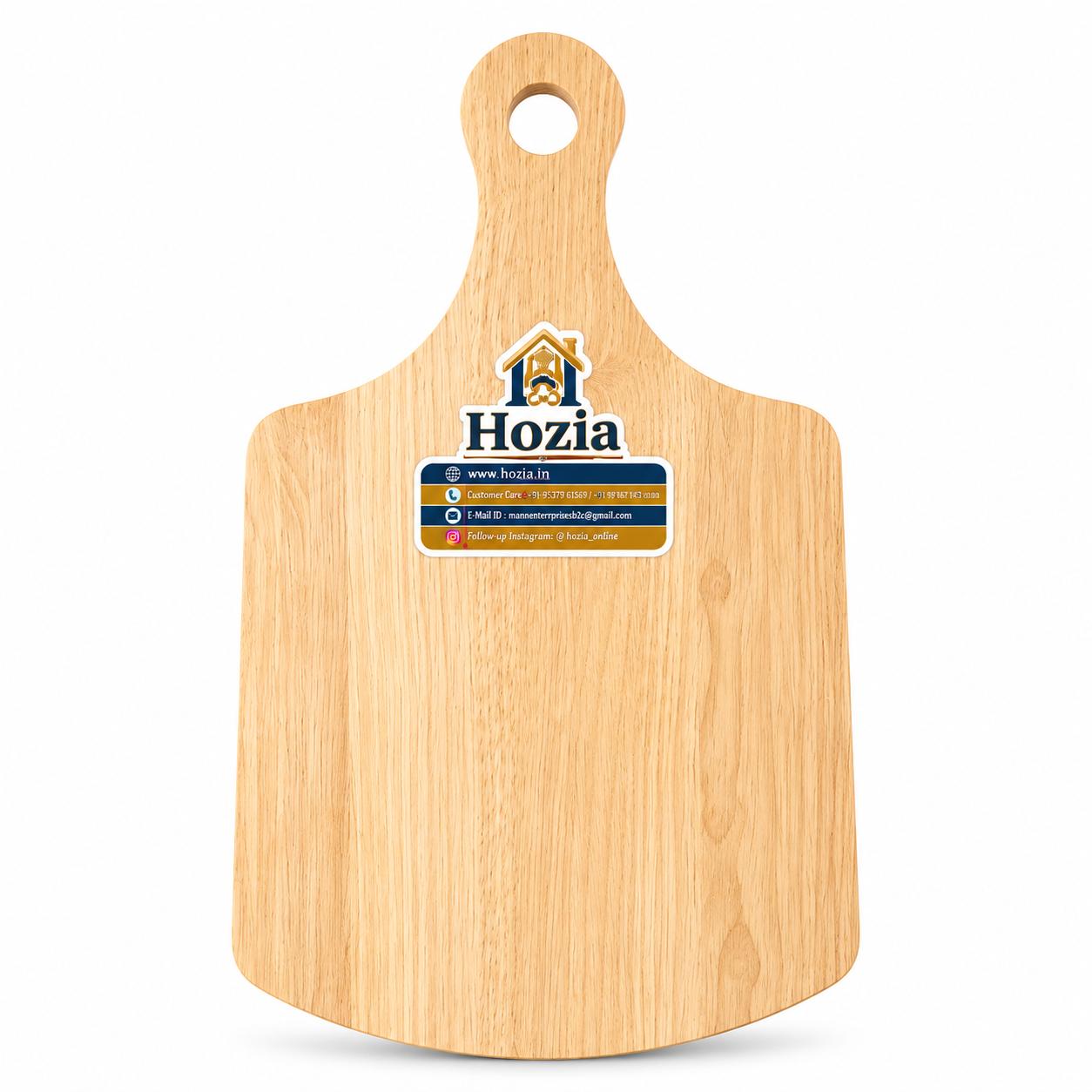 Hozia Natural Bamboo Wood Chopping Cutting Board for Kitchen Vegetables, Fruits & Cheese, BPA Free, Eco-Friendly, Anti-Microbial Durable and Easy to Clean - Image 2
